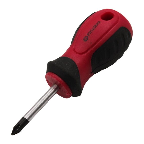 Крестовая отвертка REDMARK PH1х38 мм c двухкомпонентной рукояткой RM80742