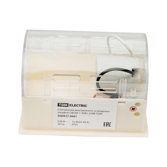 Светильник внутреннего освещения шкафов TDM ELECTRIC СВОШ-1 40Вт 230В AC IP20 SQ0837-0001 Светильник внутреннего освещения шкафов TDM ELECTRIC СВОШ-1 40Вт 230В AC IP20 SQ0837-0001