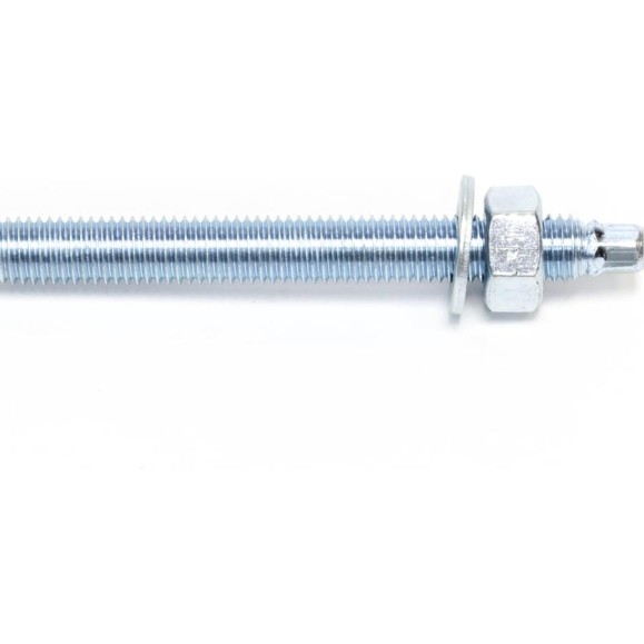 HIMTEX Шпилька для хим.анкеров 5.8 кл.пр. с гайкой и шайбой М8x110 (10 шт) SKA08110 HIMTEX Шпилька для хим.анкеров 5.8 кл.пр. с гайкой и шайбой М8x110 (10 шт) SKA08110