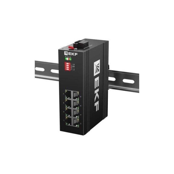 Промышленный неуправляемый коммутатор EKF U-8GT, 8 портов 10/100/1000Base-T(X) RJ45, монтаж на динрейку TSX TSX-U-8GT Промышленный неуправляемый коммутатор EKF U-8GT, 8 портов 10/100/1000Base-T(X) RJ45, монтаж на динрейку TSX TSX-U-8GT