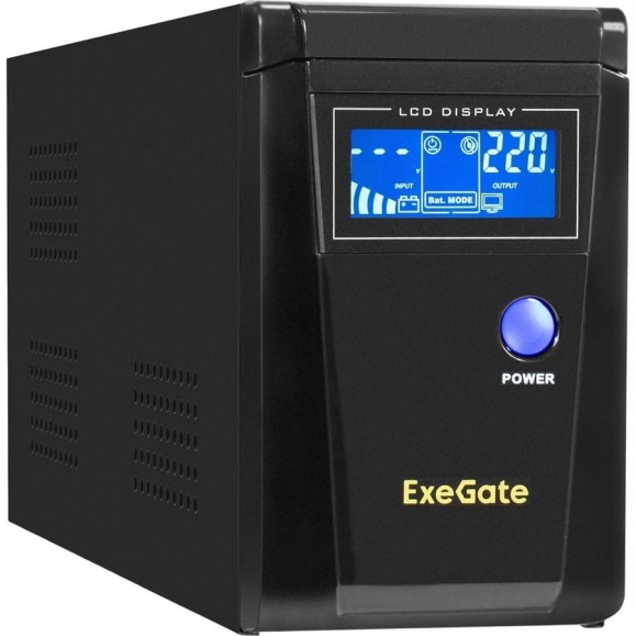 ИБП ExeGate инвертор, синус, для котла SineTower SN-600.LCD.AVR.2SH 600VA 360W, чистая синусоида, LCD дисплей, AVR, 2*Schuko, линейно-интерактивный, Black 295980 ИБП ExeGate инвертор, синус, для котла SineTower SN-600.LCD.AVR.2SH 600VA 360W, чистая синусоида, LCD дисплей, AVR, 2*Schuko, линейно-интерактивный, Black 295980