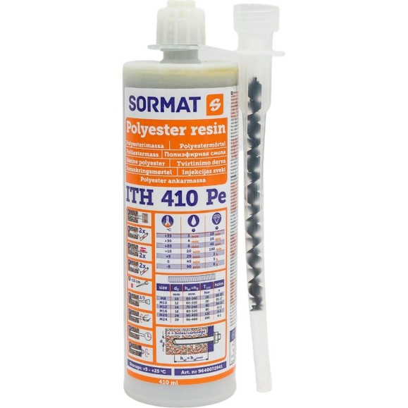 SORMAT Комплект для инжекции ITH 410 PE, полиэстер 9640072941 SORMAT Комплект для инжекции ITH 410 PE, полиэстер 9640072941