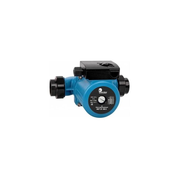 Насос циркуляционный Wester WCP 32-100G с гайками 0-18-0062 Насос циркуляционный Wester WCP 32-100G с гайками 0-18-0062
