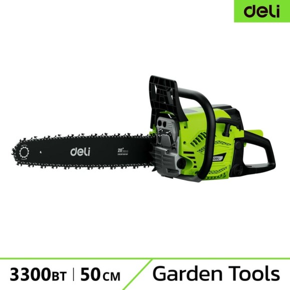 Бензопила цепная DELI (3300Вт/ 4,5 л.с, шина 50см, двигатель 58 см3) DE-LJ20-1 145423 Бензопила цепная DELI (3300Вт/ 4,5 л.с, шина 50см, двигатель 58 см3) DE-LJ20-1 145423