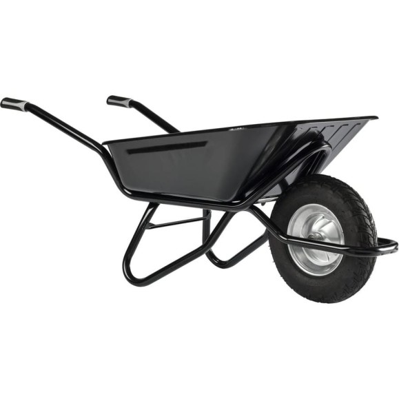 Тачка одноколесная Haemmerlin Clipso Excellium 100 л MG GF(4079) оцинкованный кузов, пневмо колесо-подшипник 308201201