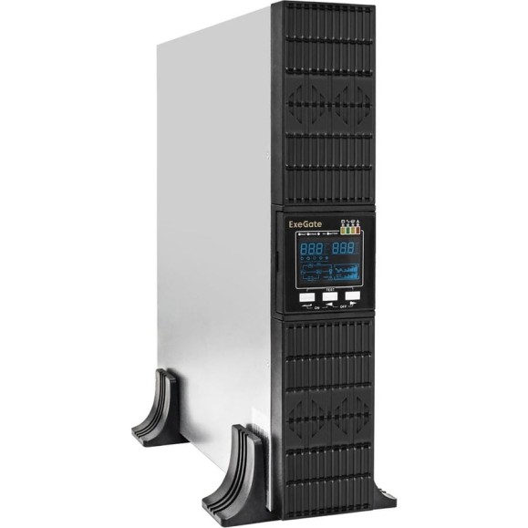 ИБП ExeGate On-line PowerExpert ULS-3000.LCD.AVR.1SH.2C13.USB.RS232.SNMP.2U 3000VA 3000W, On-Line, PF=1, LCD, 1*Schuko+2*C13, RS232, USB, SNMP-slot, Rackmount 2U 293050 ИБП ExeGate On-line PowerExpert ULS-3000.LCD.AVR.1SH.2C13.USB.RS232.SNMP.2U 3000VA 3000W, On-Line, PF=1, LCD, 1*Schuko+2*C13, RS232, USB, SNMP-slot, Rackmount 2U 293050