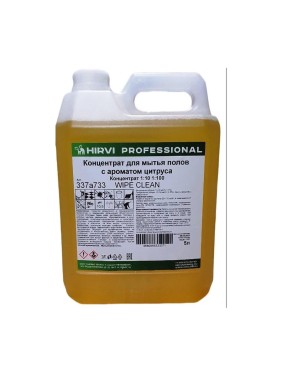 Концентрат для мытья полов HIRVI Wipe Clean с ароматом цитруса 5 л арт 337а733