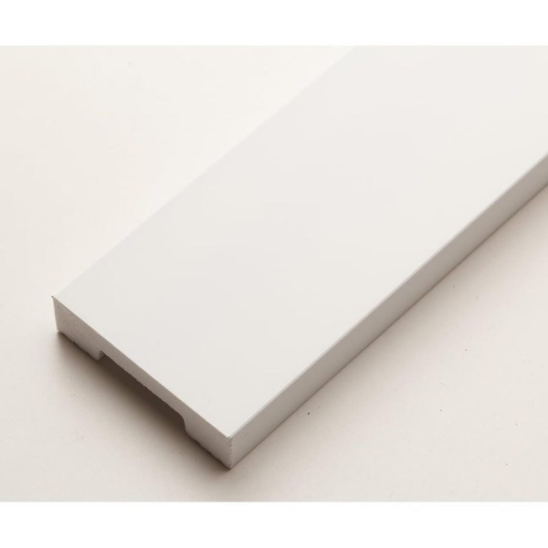 Молдинг настенный/дверной наличник UHD POLYMER 2 UHD 09/60D 60x15x2000 Белый под покраску УТ000080894