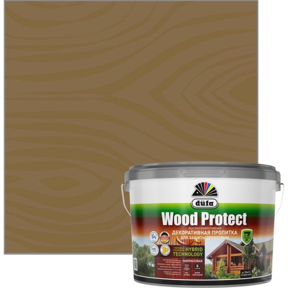 Пропитка для защиты древесины Dufa Wood Protect тик 2,5 л МП000015770 Пропитка для защиты древесины Dufa Wood Protect тик 2,5 л МП000015770