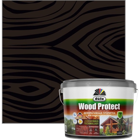 Пропитка для защиты древесины Dufa Wood Protect палисандр 2,5 л Н0000006651
