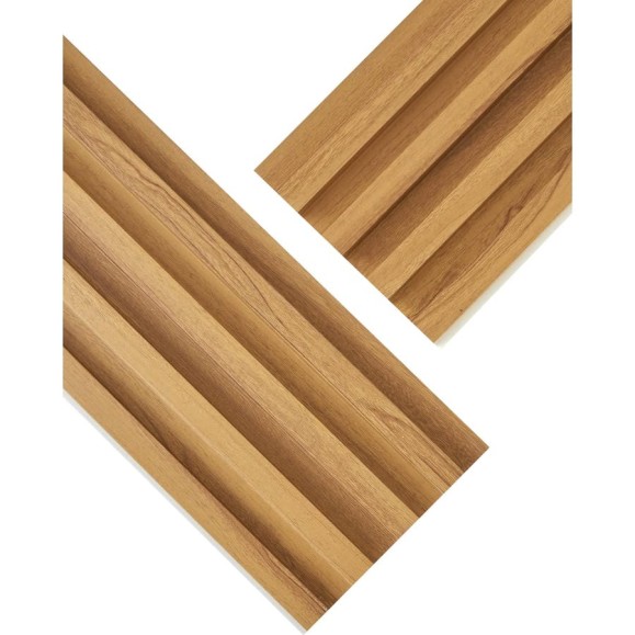 Реечные панели LAKO Комплект 20 шт., ПВХ Дуб натур 1000x160x23мм, 3,2м2 LKD-RE-P108-100CM-MEGA20