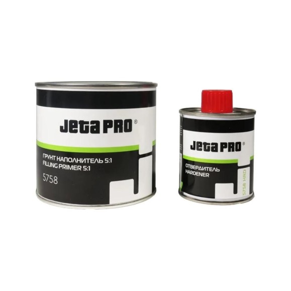 Грунт-наполнитель + отвердитель Jeta PRO 5:1, акриловый, черный, 0,8+0,16л 5758 black/0,8 Грунт-наполнитель + отвердитель Jeta PRO 5:1, акриловый, черный, 0,8+0,16л 5758 black/0,8