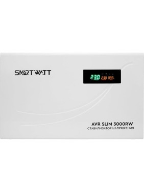 Стабилизатор напряжения SmartWatt AVR SLIM 3000RW X646025463