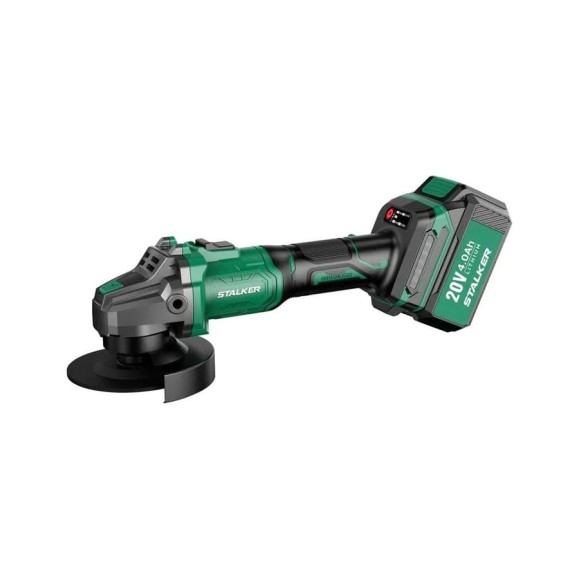 Бесщеточная аккумуляторная угловая шлиф машина ALTECO STALKER AG20-125 Li BL 69832