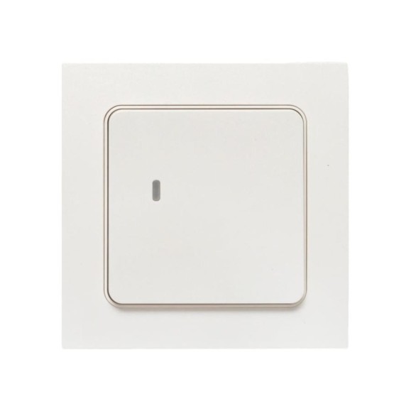 Умный беспроводной выключатель EKF Стокгольм 1-клавишный, белый, Zigbee Сonnect RCV-ST1-WS-ZB