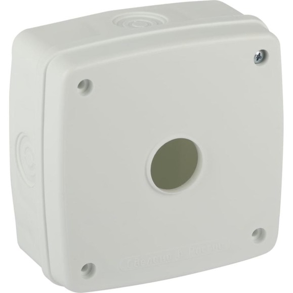 Коробка монтажная ЭРА KORMV14014066W56 для камер видеонаблюдения белая 140x140x66мм IP56 Б0062827