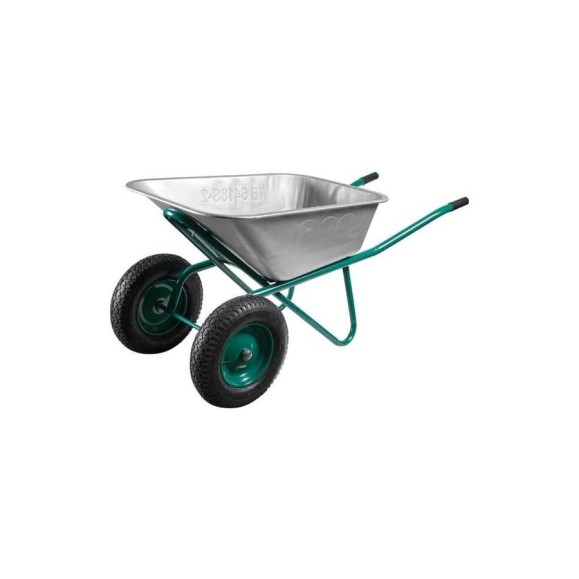 Тачка строительная ECO 120 л, 300 кг, 2 пневмоколеса 4.00-8, вес 14.5 кг WB6418S-2 Тачка строительная ECO 120 л, 300 кг, 2 пневмоколеса 4.00-8, вес 14.5 кг WB6418S-2