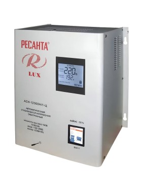 Стабилизатор напряжения Ресанта АСН 12000 Н/1-Ц Lux 63/6/22