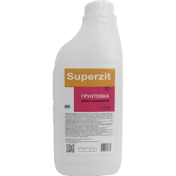 Грунтовка глубокого проникновения Volakom Superzit 1 л 658408