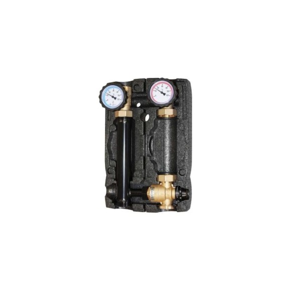 Насосная группа Hoobs DN25, с термосмесителем, без насоса, 20-45С HB-21355N-F3