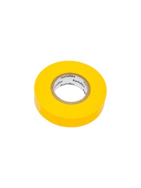 Изолента ПВХ Fortisflex 15x0.13 мм, 20 м, желтый 90805