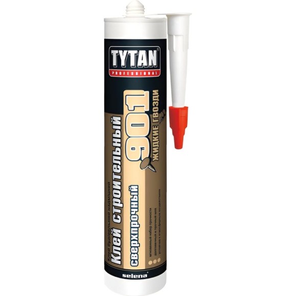 Строительный сверхпрочный клей TYTAN PROFESSIONAL №901, бежевый 0,390 кг 23288 127876 Строительный сверхпрочный клей TYTAN PROFESSIONAL №901, бежевый 0,390 кг 23288 127876