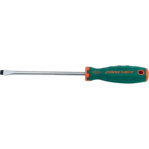Шлицевая отвертка Jonnesway Anti-slip grip D71S9175 9.5x175 мм 49133 Шлицевая отвертка Jonnesway Anti-slip grip D71S9175 9.5x175 мм 49133