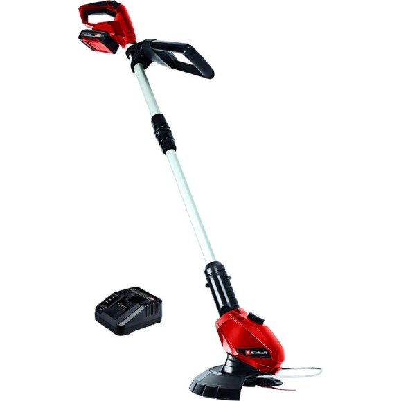 Триммер аккумуляторный Einhell PXC GE-CT 18 Li,18В, пласт.нож, телеск.рук, 20 зап.ножей, 1x2.0 Ач+ЗУ 3411197