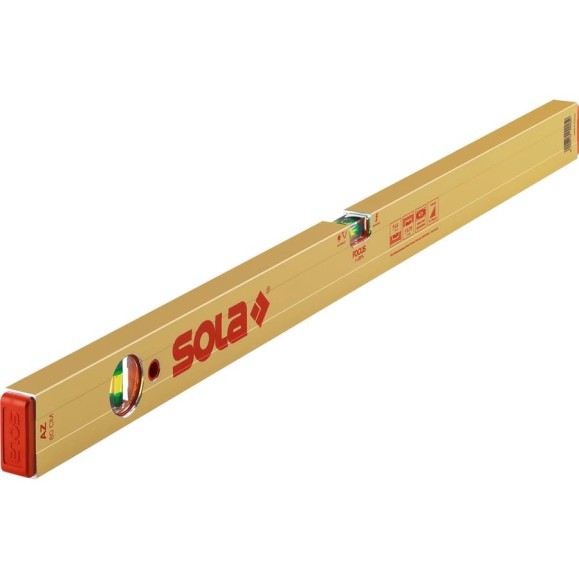 Алюминиевый уровень (L=200 см, 2 глазка) SOLA AZ 200 01161701 Алюминиевый уровень (L=200 см, 2 глазка) SOLA AZ 200 01161701