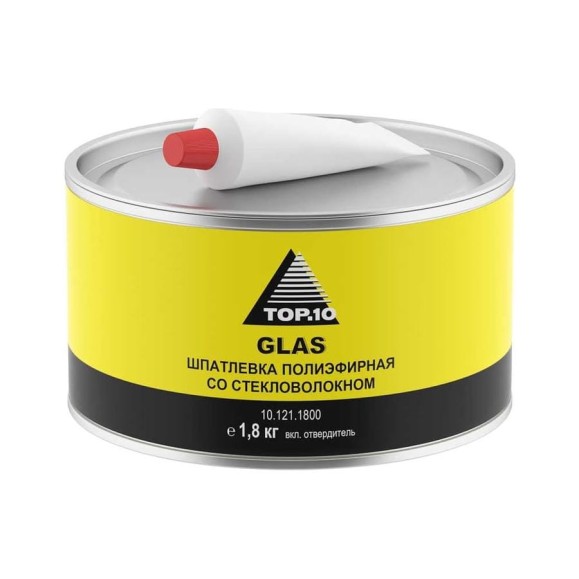 Шпатлевка TOP.10 GLAS 1,8 кг 10.121.1800