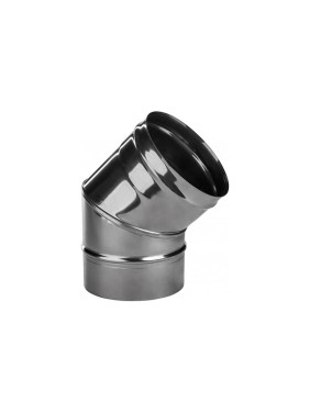 Колено Ferrum 0.8 мм, 45 гр, 135 гр, ф 200 мм f2324