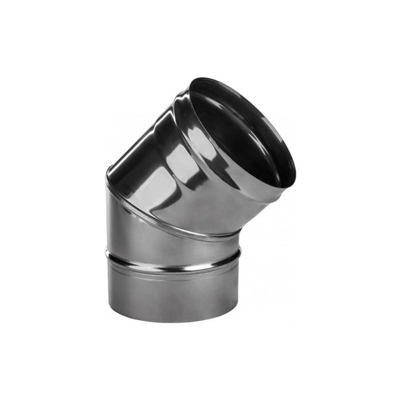 Колено Ferrum 0.8 мм, 45 гр, 135 гр, ф 200 мм f2324