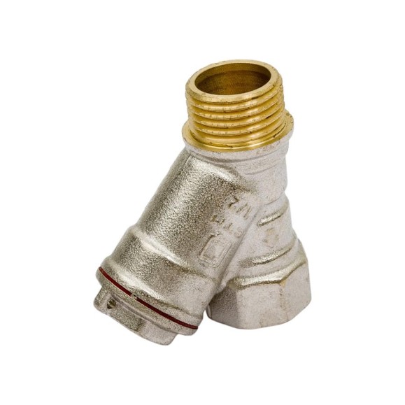 Сетчатый фильтр СТМ 1/2", штуцер-гайка CBYFMF12