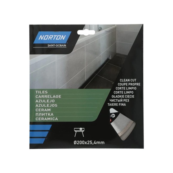 Алмазный диск 200x25.4 мм для плиткорезов NORTON 70184602159