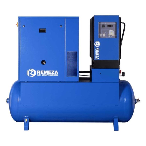 Винтовой компрессор Remeza ВК10Е-8-500Д на ресивере, с рефрижераторным осушителем 501770
