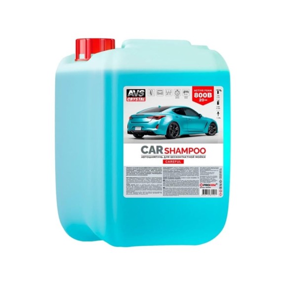 Автошампунь для бесконтактной мойки AVS Active Foam 1:8-12 800B CAREFUL 20 кг Прохим A85590S