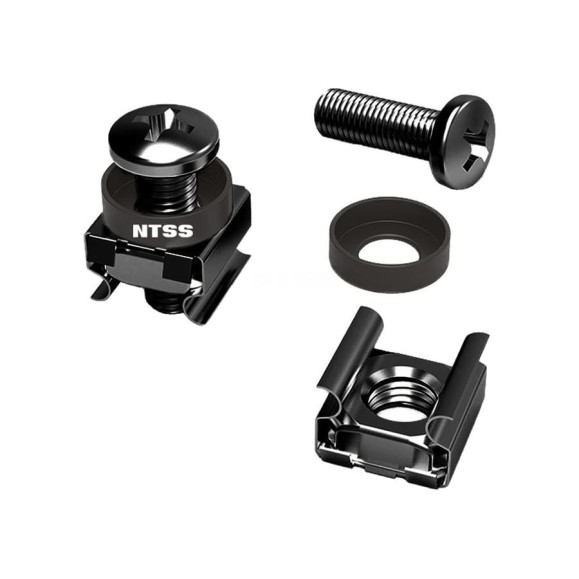 Комплект крепежа NTSS винт+шайба+гайка M6x16 черный 50шт NTSS-M6x16-BL(50) Комплект крепежа NTSS винт+шайба+гайка M6x16 черный 50шт NTSS-M6x16-BL(50)