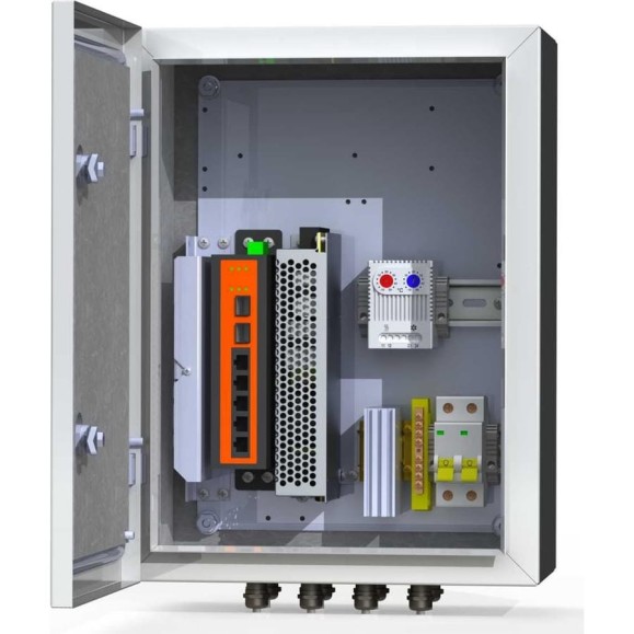 Коммутационный термошкаф MASTERMANN 6УТП 4КУ 300х400х210 мм IP 66 00-00015643