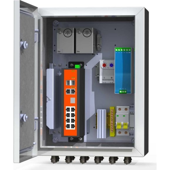 Коммутационный термошкаф MASTERMANN 6УТП 8К ГЗ 300х400х210 мм IP 66 00-00015656 Коммутационный термошкаф MASTERMANN 6УТП 8К ГЗ 300х400х210 мм IP 66 00-00015656