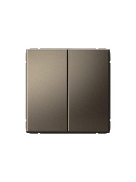 Переключатель Systeme Electric ArtGallery Мокко 2-клавишный, сх.6/2, 10АХ, механизм GAL000665