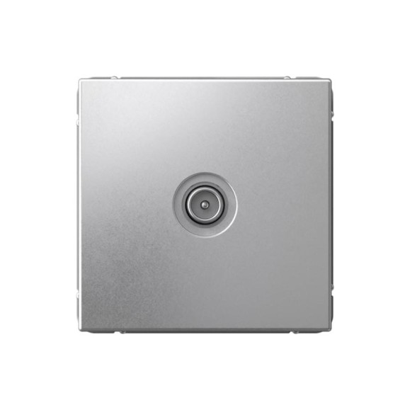 TV Розетка оконечная Systeme Electric ArtGallery, 1DB, механизм, Алюминий GAL000391