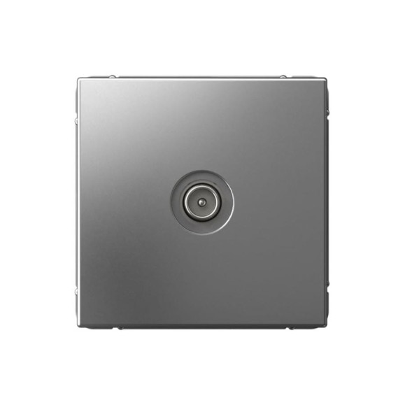 TV Розетка проходная Systeme Electric ArtGallery, 4DB, механизм, Сталь GAL000992