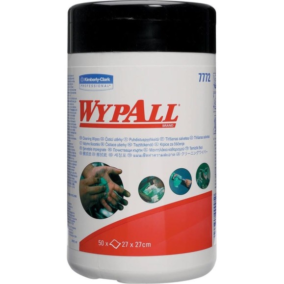 Протирочные салфетки Kimberly-Clark WYPALL 1 туба по 50 листов, шт 7772