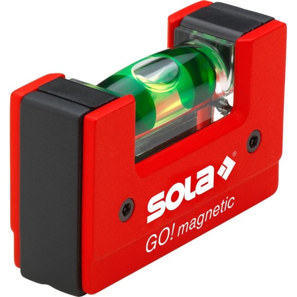Компактный уровень SOLA GO магнитный, с клипсой 01621201 Компактный уровень SOLA GO магнитный, с клипсой 01621201