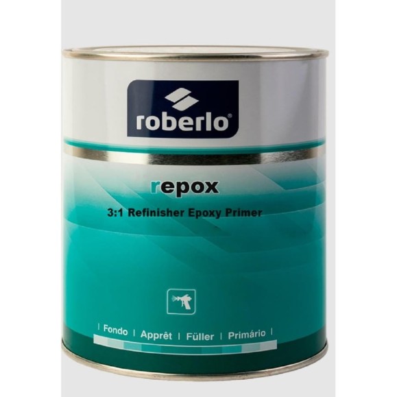 Грунт эпоксидный ROBERLO REPOX Refinish Epoxy Primer 2K 3:1, 0,9 л 66953 Грунт эпоксидный ROBERLO REPOX Refinish Epoxy Primer 2K 3:1, 0,9 л 66953