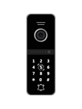 Вызывная панель для видеодомофона со считывателем и клавиатурой Novicam FANTASY MRK FHD BLACK 4892 Вызывная панель для видеодомофона со считывателем и клавиатурой Novicam FANTASY MRK FHD BLACK 4892