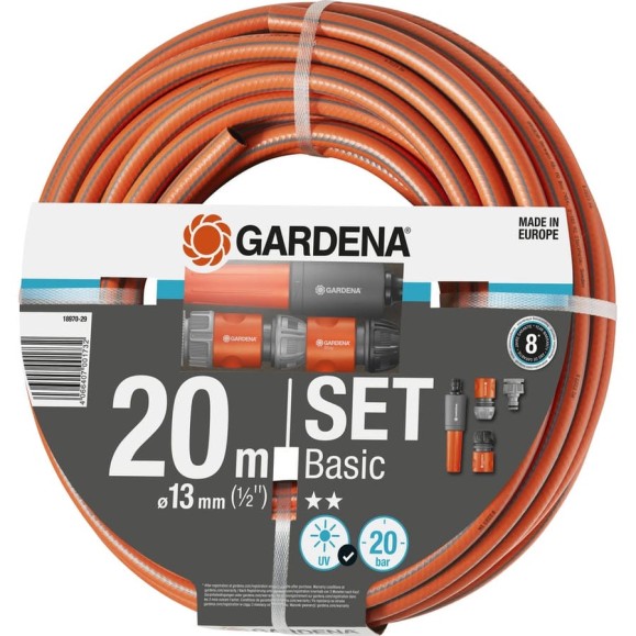 Набор для полива со шлангом Basic Gardena 18970-29.000.00
