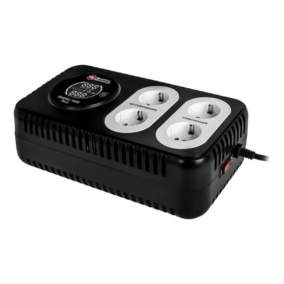 Стабилизатор напряжения QUATTRO ELEMENTI Stabilia 1500 Pico (1500 ВА, 160-280 В, компактный) 917-742