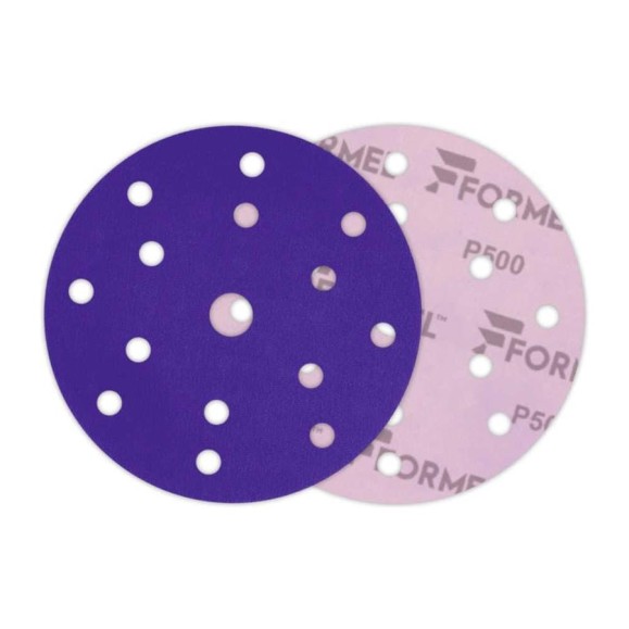 Диск CERAMIC PLUS 150 мм, 15 отверстий, Р 500, 50 шт Formel 93823150500