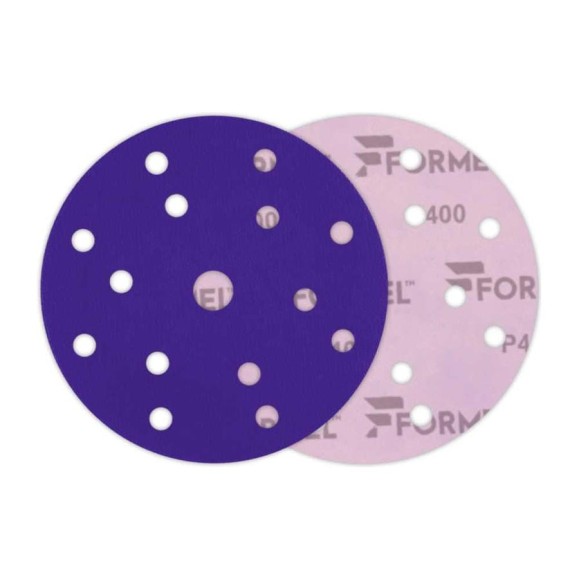 Диск CERAMIC PLUS 150 мм, 15 отверстий, Р 400, 50 шт Formel 93823150400